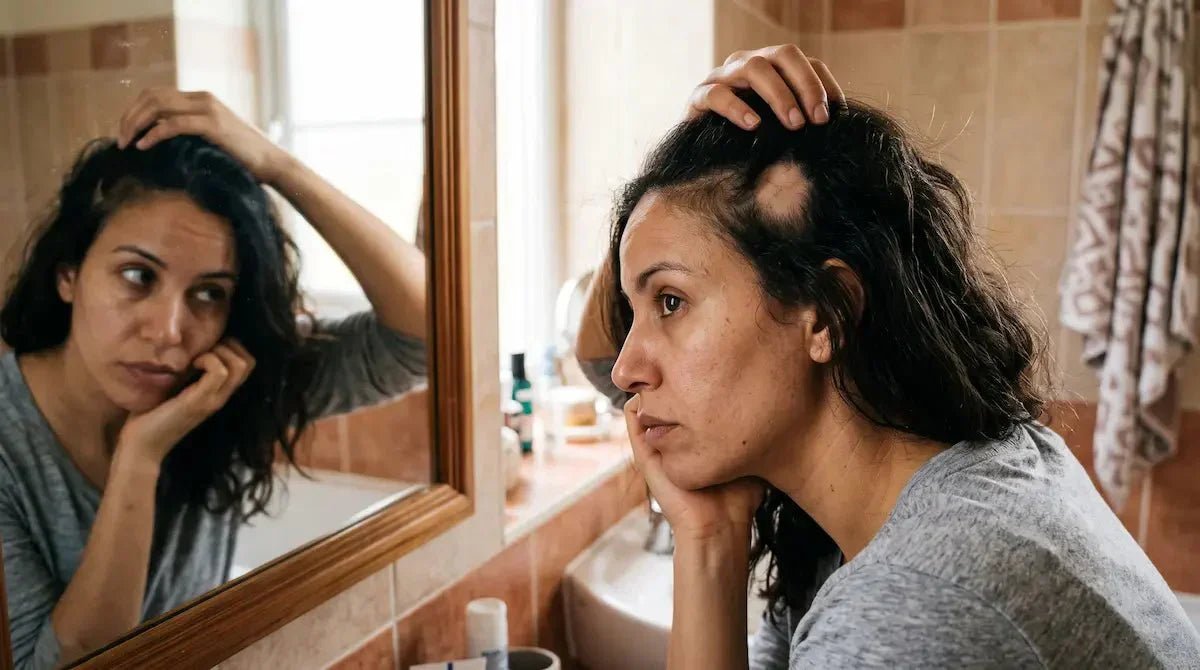 Pelade des cheveux (alopécie areata) : symptômes, causes et prise en charge complète - Karacare
