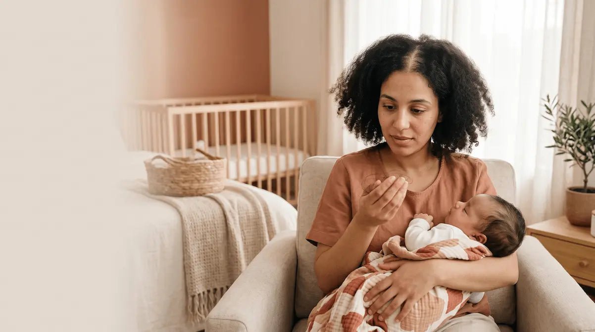 Chute cheveux post-partum : comprendre le phénomène et relancer la repousse - Karacare