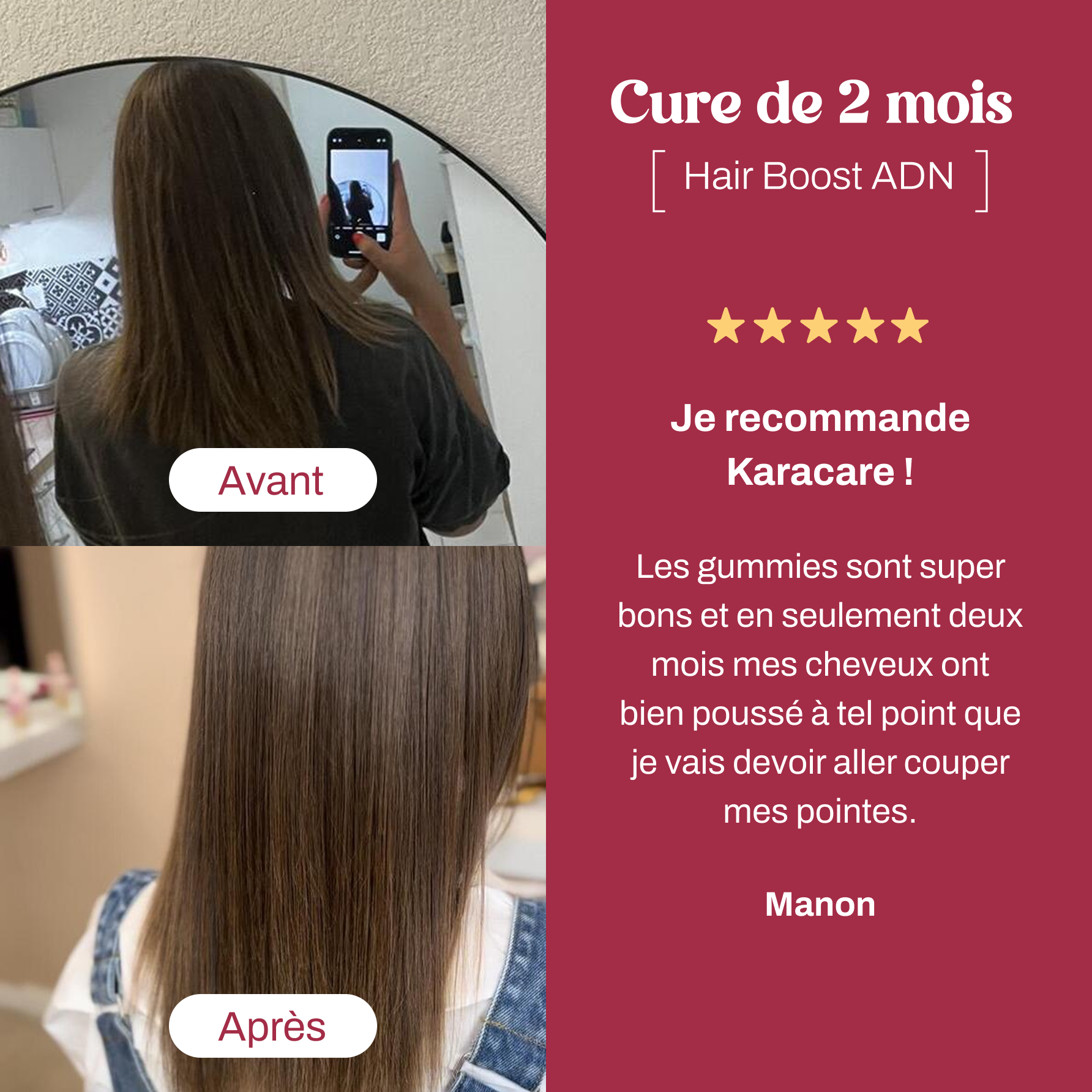 Les vitamines Hair Boost 🧬