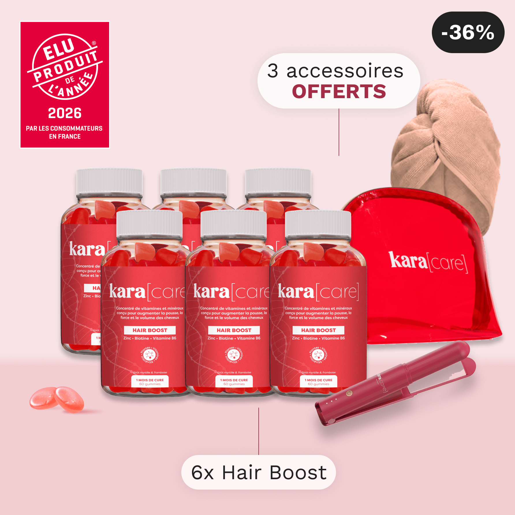Pack Hair Boost - 6 mois - Karacare
